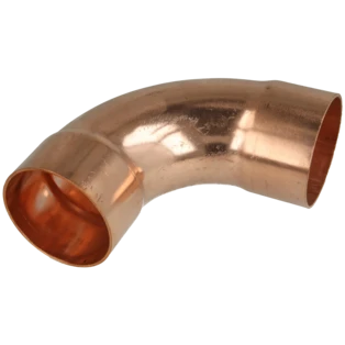 Raccord &agrave; braser cuivre coude 64 mm F/F