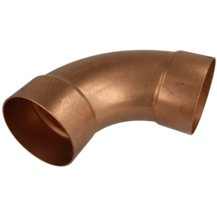 Raccord &agrave; braser cuivre coude 108 mm F/F