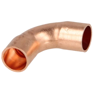 Solder fitting copper elbow 22 mm F/F