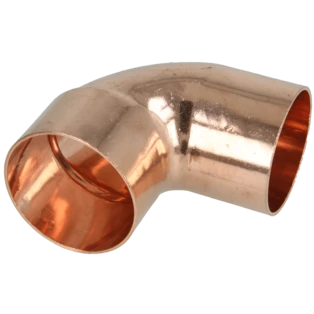 Raccord &agrave; braser cuivre coude 54 mm F/M