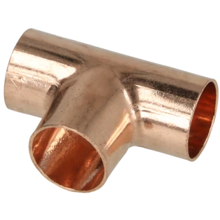 Raccord &agrave; braser cuivre t&eacute; 14 mm F/F/F
