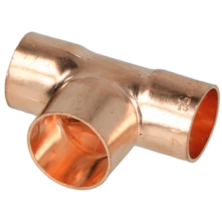 Raccord &agrave; braser cuivre t&eacute; r&eacute;duit 14 x 16 x 14 mm F/F/F