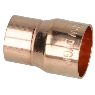 Raccord &agrave; braser cuivre manchon r&eacute;duit 18 x 15 mm F/F