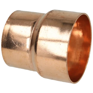 Raccord &agrave; braser cuivre manchon r&eacute;duit 76 x 64 mm F/F