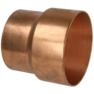 Raccord &agrave; braser cuivre manchon r&eacute;duit 89 x 76 mm F/F