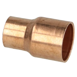 Soldeerfitting koper verloopnippel 22 x 15 mm bu/bi