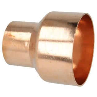 Raccord &agrave; braser cuivre nipple 89 x 54 mm M/F