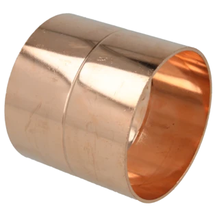 Raccord &agrave; braser cuivre manchon 76 mm F/F