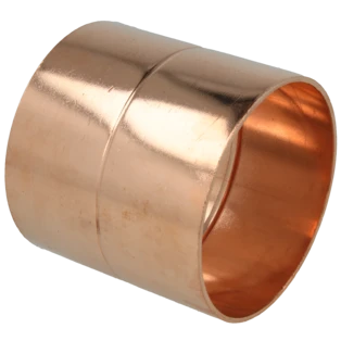 Raccord &agrave; braser cuivre manchon 80 mm F/F