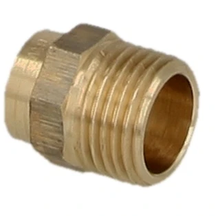 Solder fitting gunmetal straight male adaptor 16 mm x 3/4" F/ET