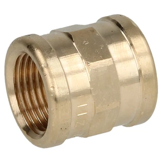 Raccord &agrave; visser laiton rouge manchon 3/8" FF/FF