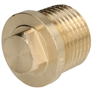 Raccord &agrave; visser laiton rouge bouchon 1/2" FM avec bord