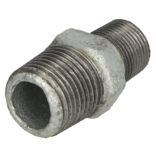 Temperguss-Fitting Reduziernippel 1" x 1/2" AG/AG