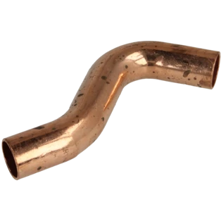 Kupfer Pressfitting &Uuml;bersprungbogen 22mm A|A
