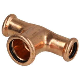 Kupfer Pressfitting T-St&uuml;ck reduziert 15x22x15mm