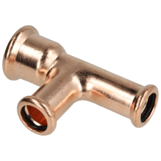 Kupfer Pressfitting T-St&uuml;ck reduziert 22x15x15mm
