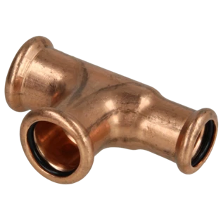 Kupfer Pressfitting T-St&uuml;ck reduziert 22x22x18mm