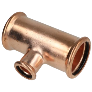 Kupfer Pressfitting T-St&uuml;ck reduziert 54x28x54mm