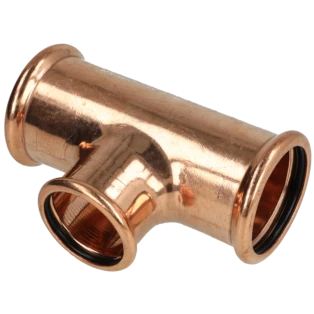Kupfer Pressfitting T-St&uuml;ck reduziert 54x42x54mm