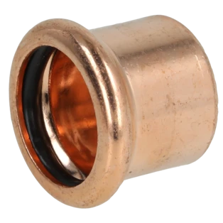 Kupfer Pressfitting Kappe 22mm