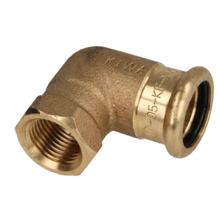 Press fitting adaptor elbow 22mmx1/2" F|IT