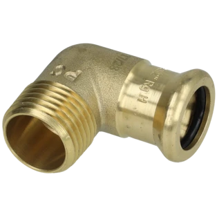 Press fitting adaptor elbow 15mmx1/2" F|ET