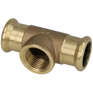Press fitting tee 18x1/2"x18mm F|IT