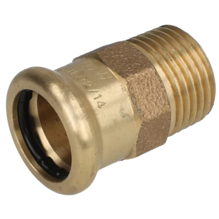 Pressfitting transition piece 18mmx1/2" I|AG