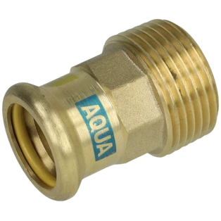 Press fitting adaptor 22mmx1" F|ET