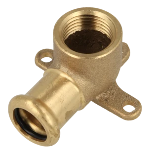 Press fitting ceiling elbow 22mmx3/4" F|IT