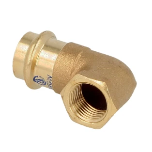 Press fitting gunmetal adaptor elbow 42mmx1 1/2" F|IT