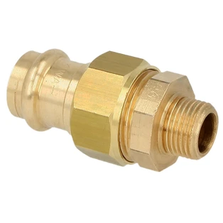 Raccord &agrave; sertir 28mmx1" FM &agrave; joint plat