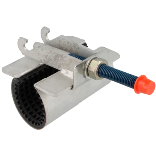 Edelstahl-Dichtschelle f&uuml;r Rohre 48 .. 55 mm Durchmesser