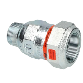 Klemmverbinder &Uuml;bergangsnippel f&uuml;r Siederohr 2" AG