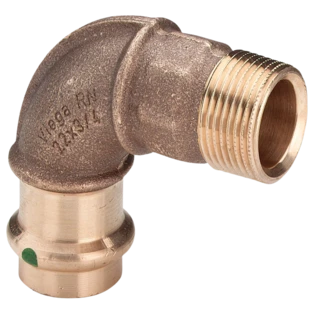 Sanpress adapter elbow 15mmx1/2" F|ET