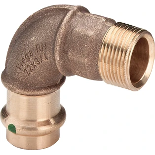 Sanpress verloopbocht 22mmx3/4" bi|US