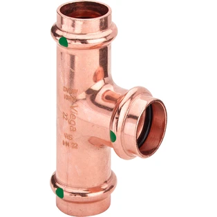 Profipress tee 22x18x22mm