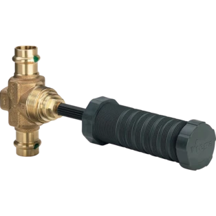 Easytop valvola a sede dritta a incasso 22 mm contorno V