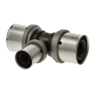 PPSU Press fitting T-piece 26 x 16 x 26 mm Contour TH