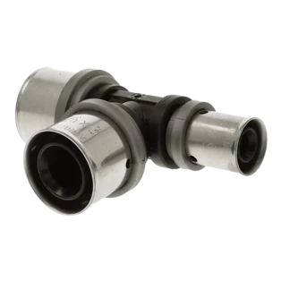 PPSU pressfitting T-piece 26 x 26 x 16 mm contorno TH