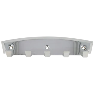 Crochet, quintuple laiton chrom&eacute;