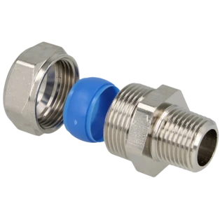 Anschlussadapter f&uuml;r Schwarzrohr PLUS 1/2" AG auf 3/8" Rohr