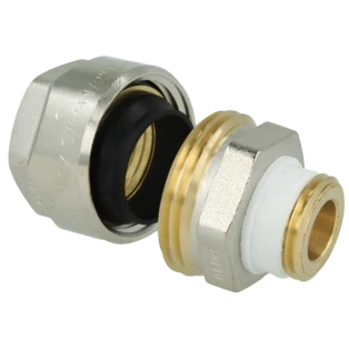 Anschlussadapter PLUS f&uuml;r Schwarzrohr 1/2" AG auf 1/2" Rohr