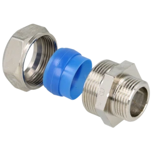 Anschlussadapter f&uuml;r Schwarzrohr PLUS 3/4" AG auf 3/4" Rohr