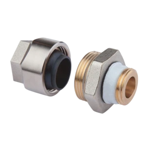 Anschlussadapter PLUS f&uuml;r Schwarzrohr 1" AG auf 1" Rohr