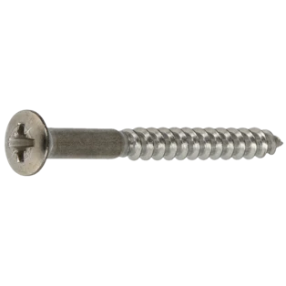 Vis &agrave; bois &agrave; t&ecirc;te frais&eacute;e bomb&eacute;e 6,0 x 60 mm &agrave; empreinte cruciforme