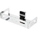 Shower shelf for drilling or adhesive bonding