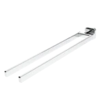 Towel holder 2-arm for drilling or adhesive bonding
