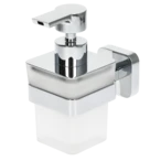 Liquid soap dispenser for drilling or adhesive bonding