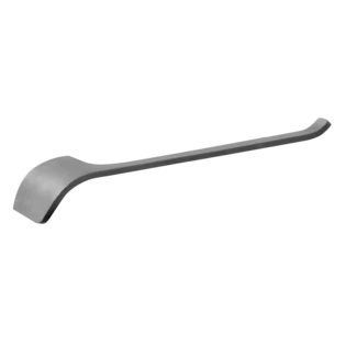 Towel holder, stainless steel brushed 220 mm